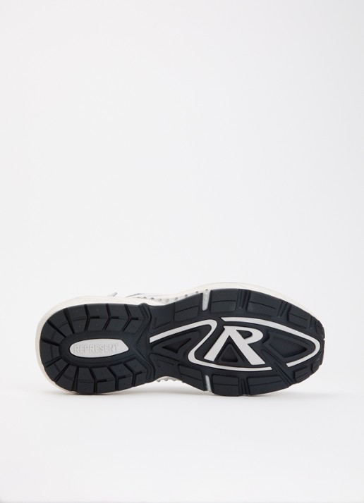 Represent Storm-Torn sneaker van mesh met metallic details - detail 5 gebroken wit