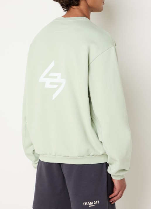 Represent Sweater met logo- en backprint