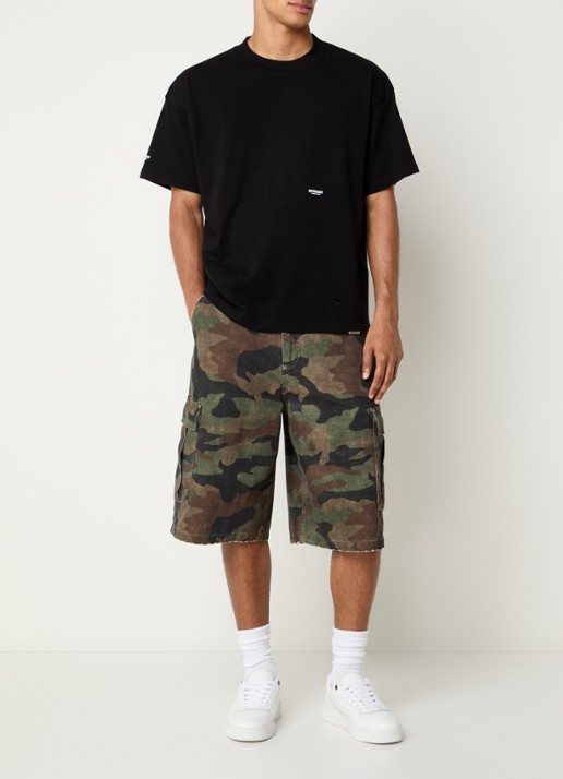 Represent T-shirt met logo - voorkant 2 zwart