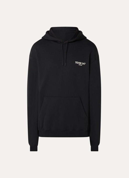 Represent Team 247 hoodie met logo- en backprint - voorkant 4 zwart
