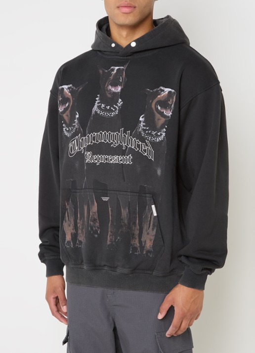 Represent Thoroughbred hoodie met logoprint