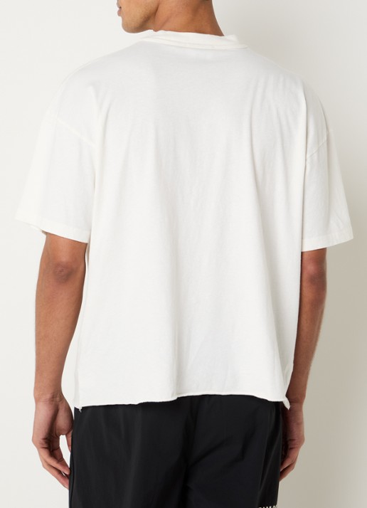 Represent Westside T-shirt met print - achterkant gebroken wit
