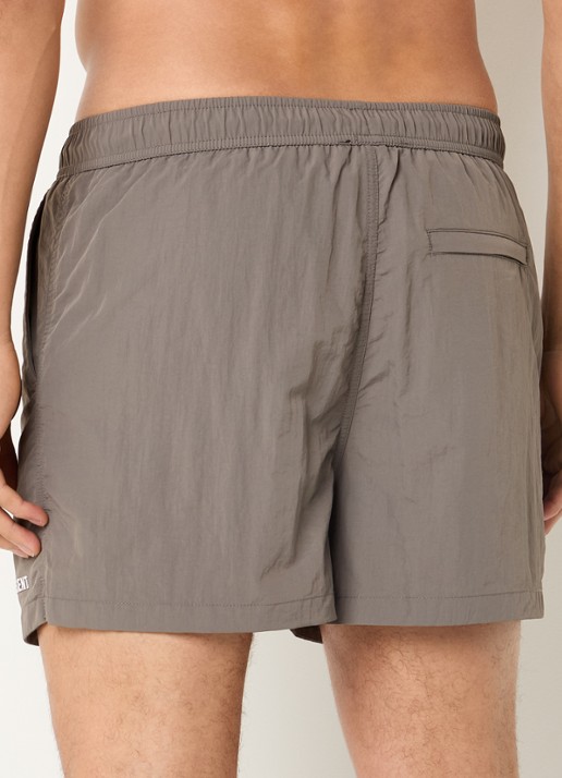 Represent Zwemshorts met logo en paspelzakken - achterkant 4 donkergrijs