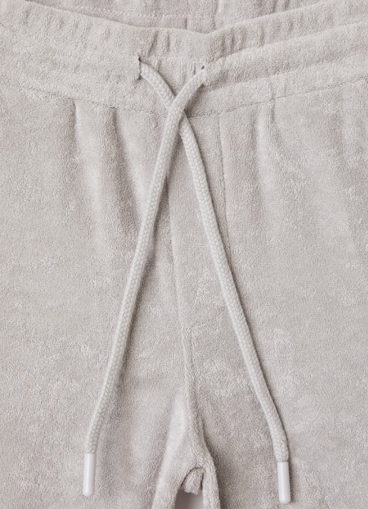 Retour Jeans Bas loose fit korte broek van badstof - detail 3 grijs