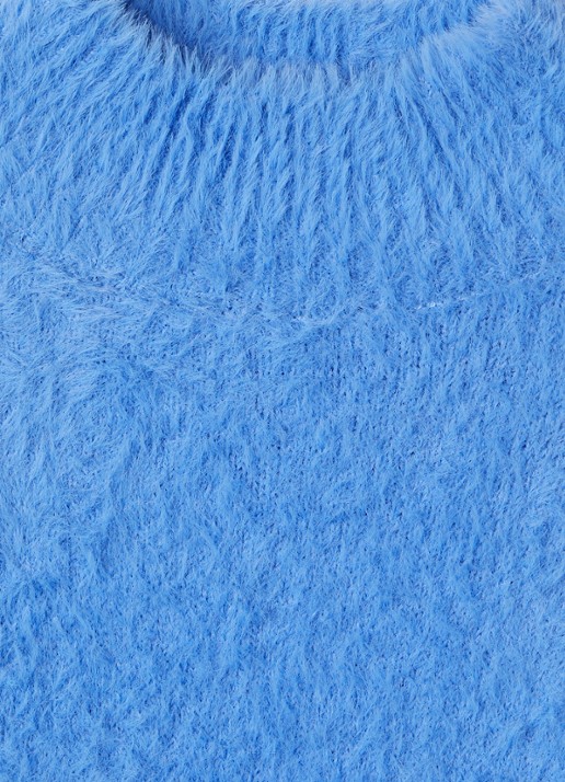 Retour Jeans Iris trui van imitatiebont - detail 3 blauw