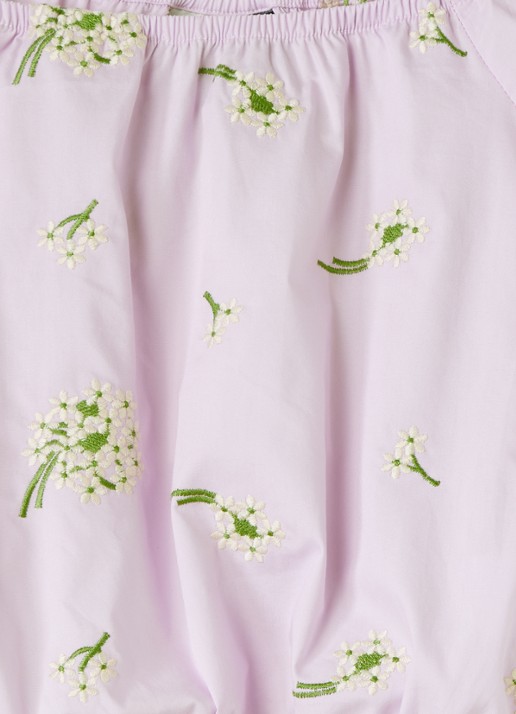 Retour Jeans Kristen tuniek met bloemenprint - detail lila