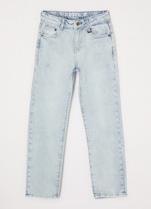 Retour Jeans Landon straight leg jeans met lichte wassing