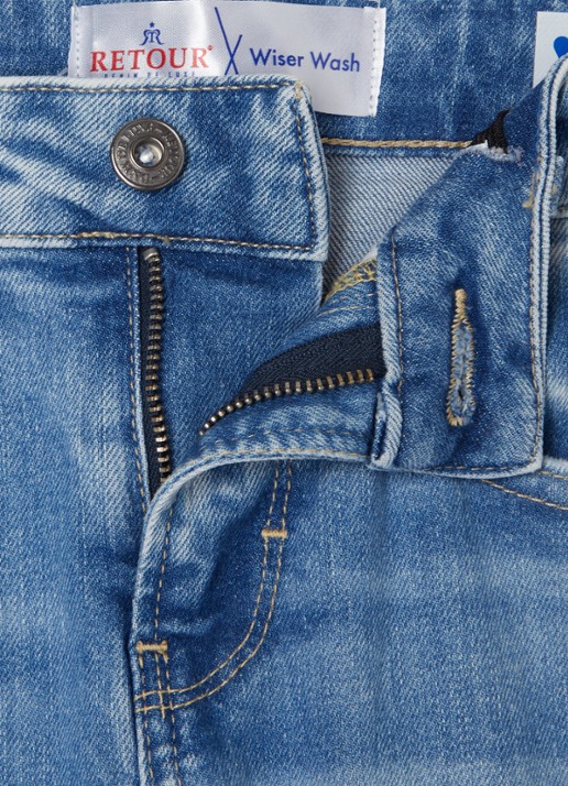 Retour Jeans Landon straight leg jeans met stretch - detail 3 indigo