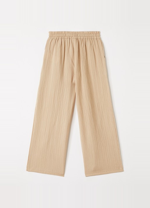 Retour Jeans Maddy loose fit broek - voorkant 2 beige