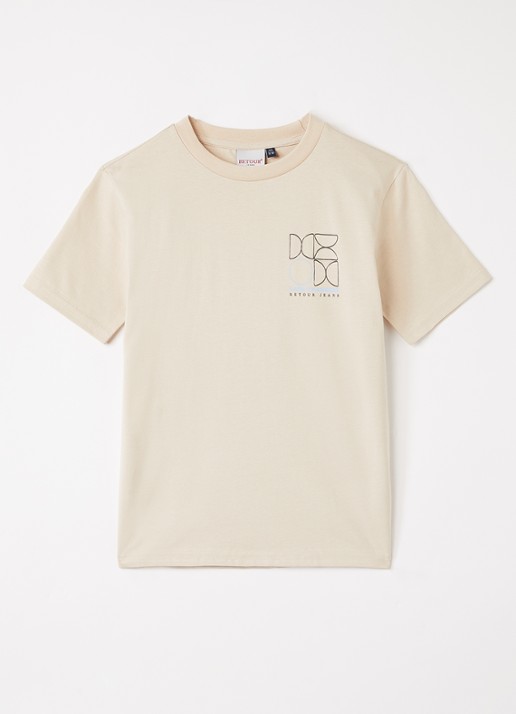 Retour Jeans Matz T-shirt met front- en backprint