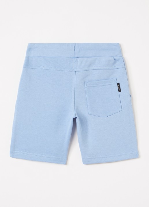 Retour Jeans Maxim straight fit korte joggingsbroek - voorkant 2 blauw