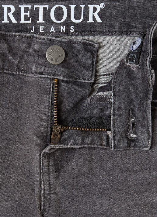 Retour Jeans Mikkie flared jeans met stretch - detail grijs