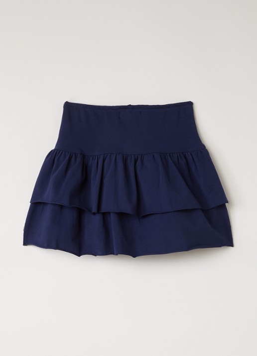Retour Jeans Norah broekrok met ruches - voorkant 2 donkerblauw