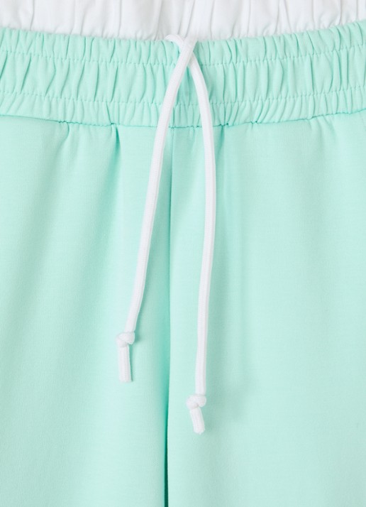 Retour Jeans Olga flared fit joggingbroek - detail mint