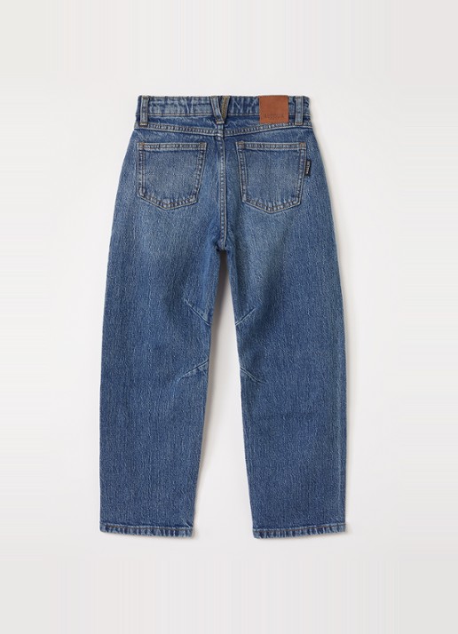 Retour Jeans Pippa tapered jeans met medium wassing - voorkant 3 indigo