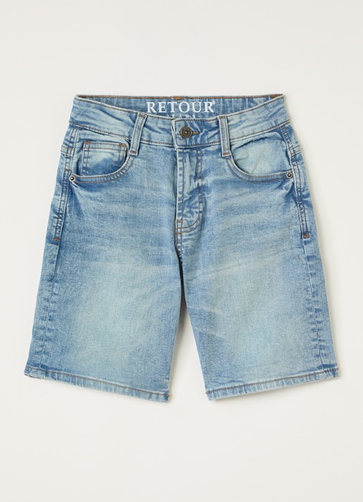 Retour Jeans Quin loose fit korte broek van denim