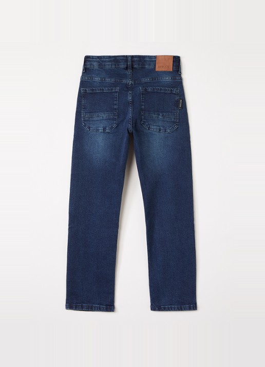 Retour Jeans Slim fit jeans met steekzakken - voorkant 3 indigo