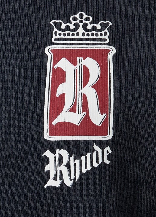Rhude Fumar 91 T-shirt met logo- en backprint - detail 5 zwart