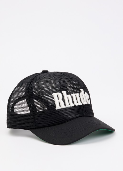 Rhude Pet van mesh met logoborduring