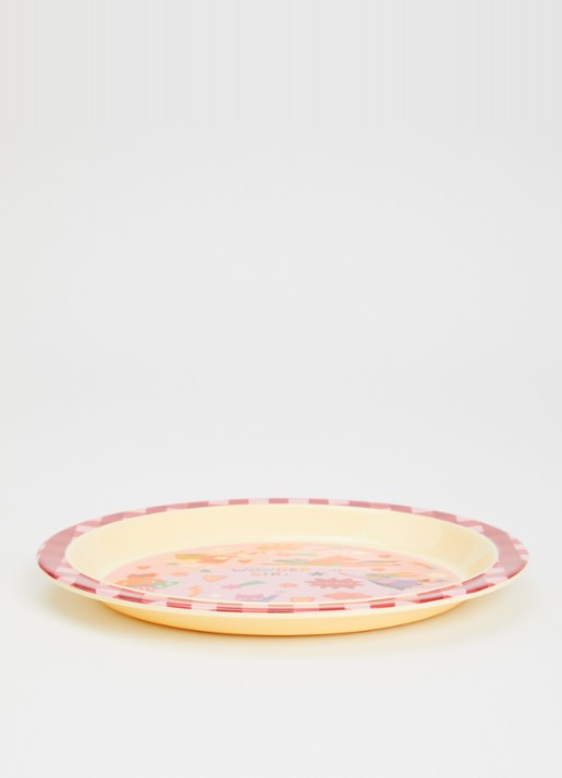 Rice Bord 21,5 cm - voorkant 3 roze