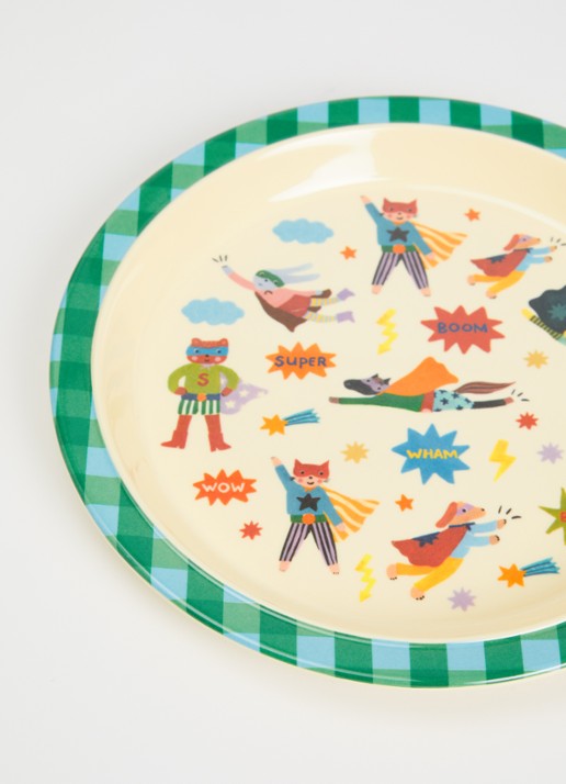 Rice Bord 21,5 cm - detail groen