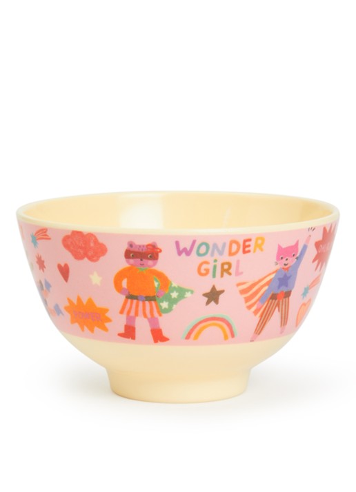 Rice Hero kom 300 ml - voorkant roze