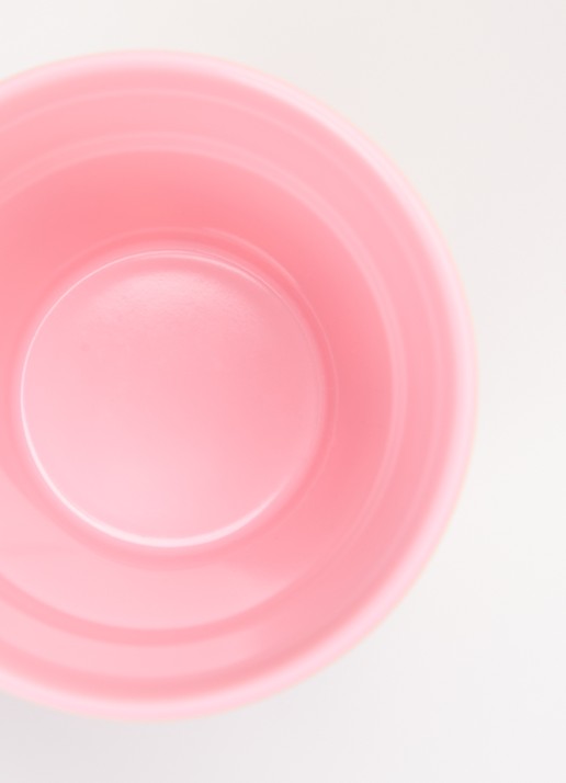Rice Kinderbeker 9 cm - voorkant 2 roze