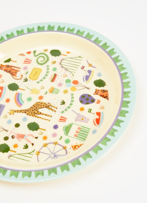 Rice Kinderbord 22 cm  - detail 3 lindegroen