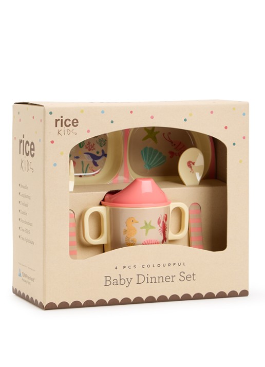 Rice Kinderservies 4-delig