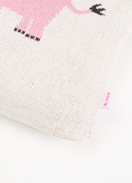 Rice Sierkussen 30 x 30 cm - detail 3 gebroken wit