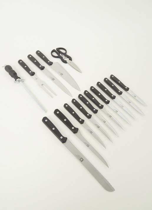Richardson Sheffield Cucina messenblok met messenset 15-delig - detail 3 lichtbruin