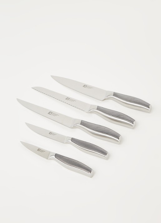 Richardson Sheffield Sense messenblok met messenset 5-delig - voorkant 2 beige