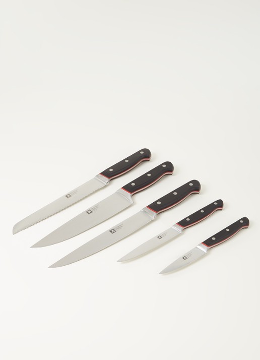 Richardson Sheffield Velocity messenblok met messenset 5-delig - voorkant 2 zwart