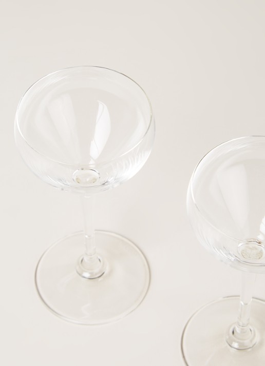 Riedel Nick & Nora cocktailglas 14 cl set van 2 - detail transparant