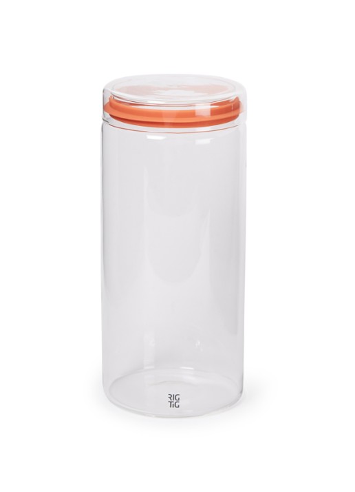 RIG-TIG Store-It opbergpot 22 cm - voorkant transparant