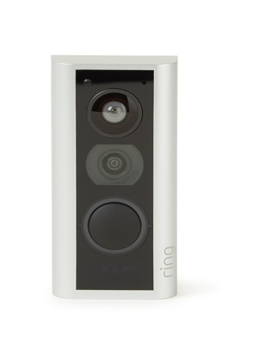 Ring Stick Up Cam Elite Wired beveiligingssysteem - voorkant 5 zilver