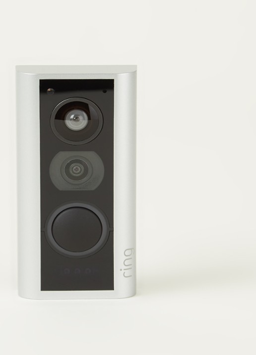 Ring Stick Up Cam Elite Wired beveiligingssysteem - voorkant 6 zilver