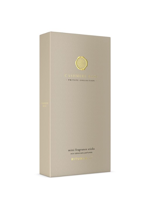 Rituals Cashmere Rose Mini Fragrance Sticks - geurstokjes 100 ml - voorkant 2 beige