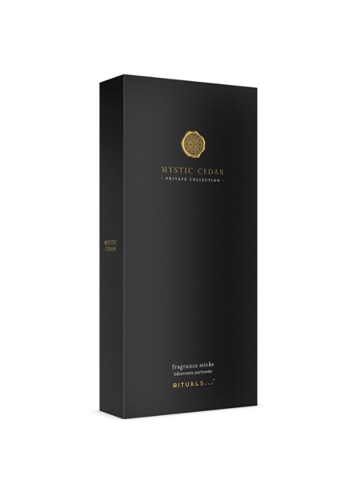 Rituals Mystic Cedar Fragrance Sticks - geurstokjes 450 ml - voorkant 2 beige