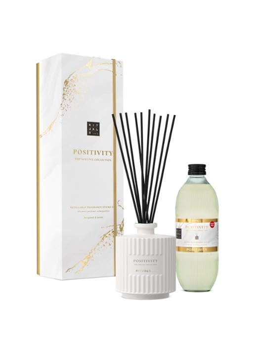 Rituals Positivity Fragrance Sticks Set - geuren set - voorkant 2 beige