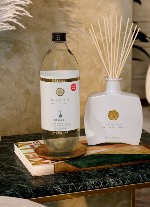 Rituals Royal Tea Refill Fragrance Sticks 900 ml - navulling voor geurstokjes - detail 3 undefined