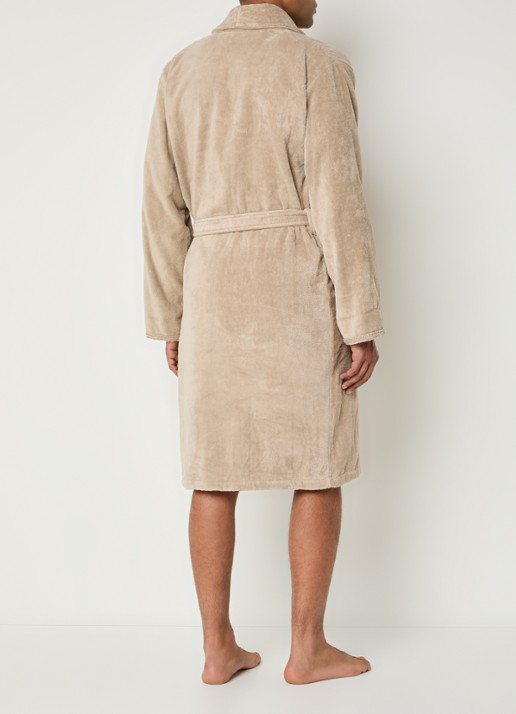 Rituals Super Smooth badjas van katoen - achterkant zand