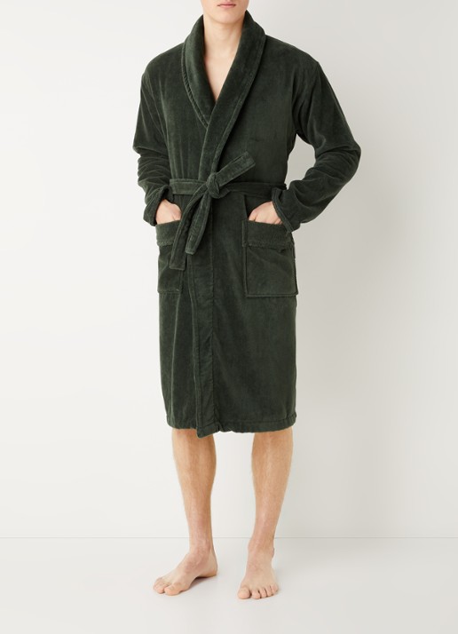 Rituals Super Smooth badjas van katoen - voorkant 4 groen
