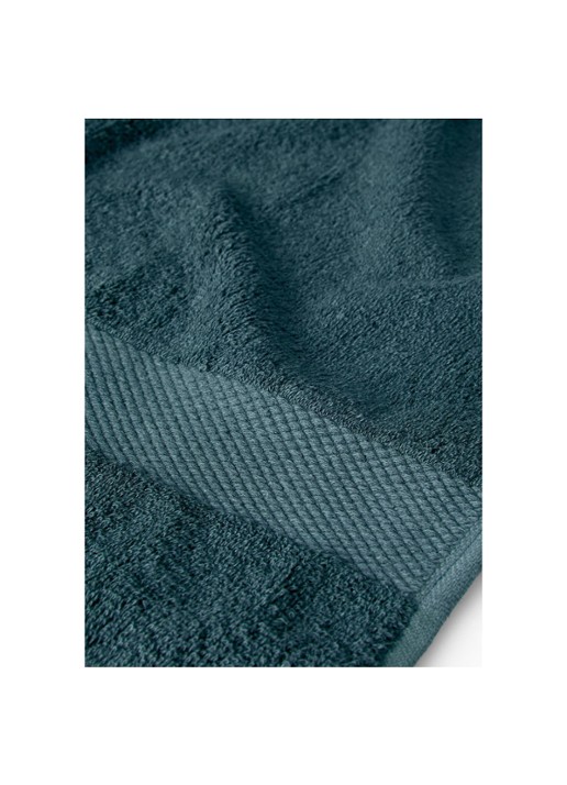 Rituals Super Smooth Cotton  badhanddoek - detail 3 turquoise