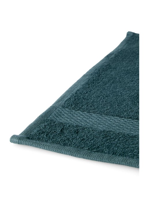 Rituals Super Smooth Cotton gastendoekje 30 x 30 cm set van 6 - detail turquoise