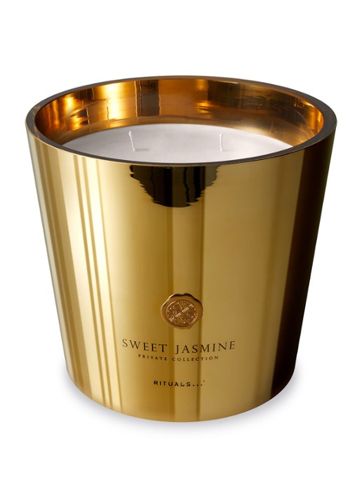Rituals Sweet Jasmine XXL geurkaars 2500 gram - voorkant 5 goud