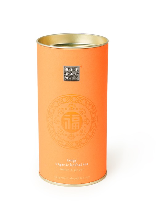 Rituals The Ritual of Happy Buddha theezakjes 25 stuks - voorkant orange