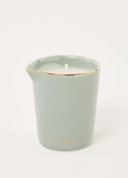 Rituals The Ritual of Jing massage geurkaars 140 gram - voorkant 2 lindegroen