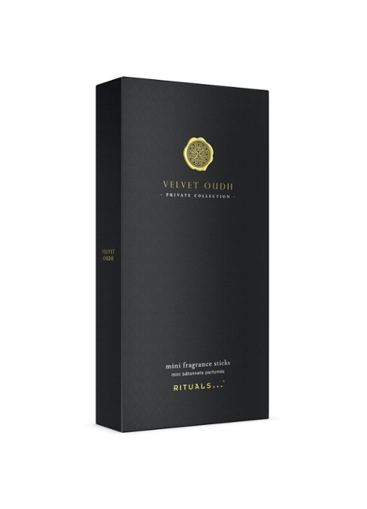Rituals Velvet Oudh Mini Fragrance Sticks - geurstokjes 100 ml - voorkant 4 beige