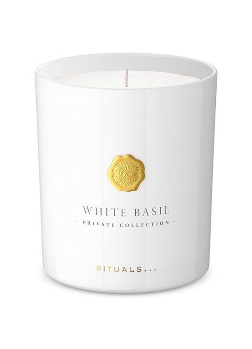 Rituals White Basil Scented Candle - geurkaars 360 gram - voorkant undefined